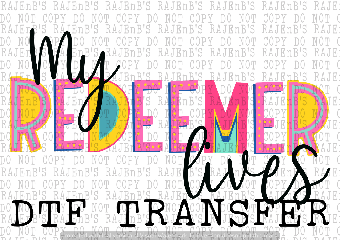 My Redeemer lives (DTF) 415