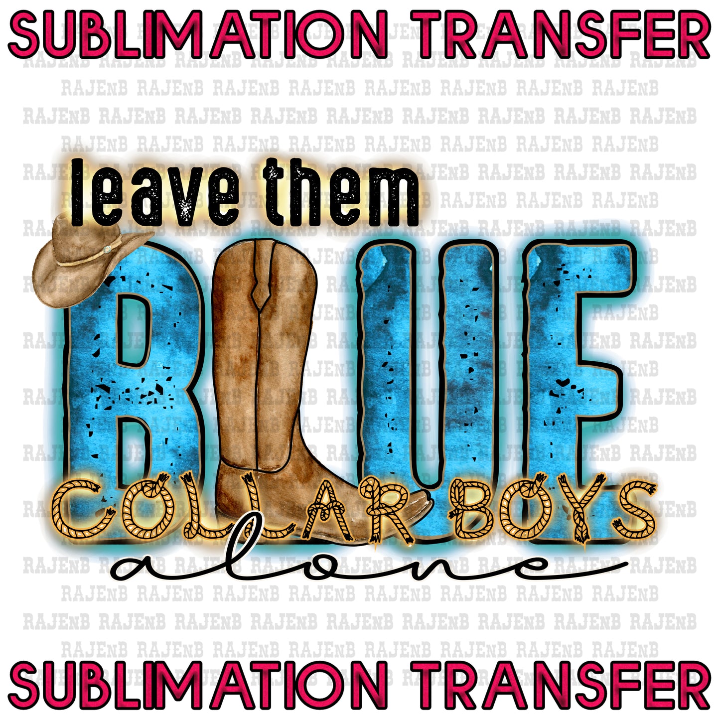 Blue Collared Boys - SUBLIMATION TRANSFER 4020SUB
