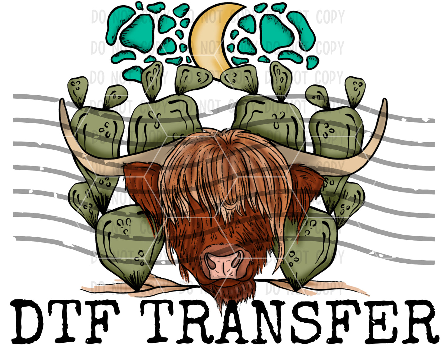 Highland Desert-Cow (DTF) DTFCCC106