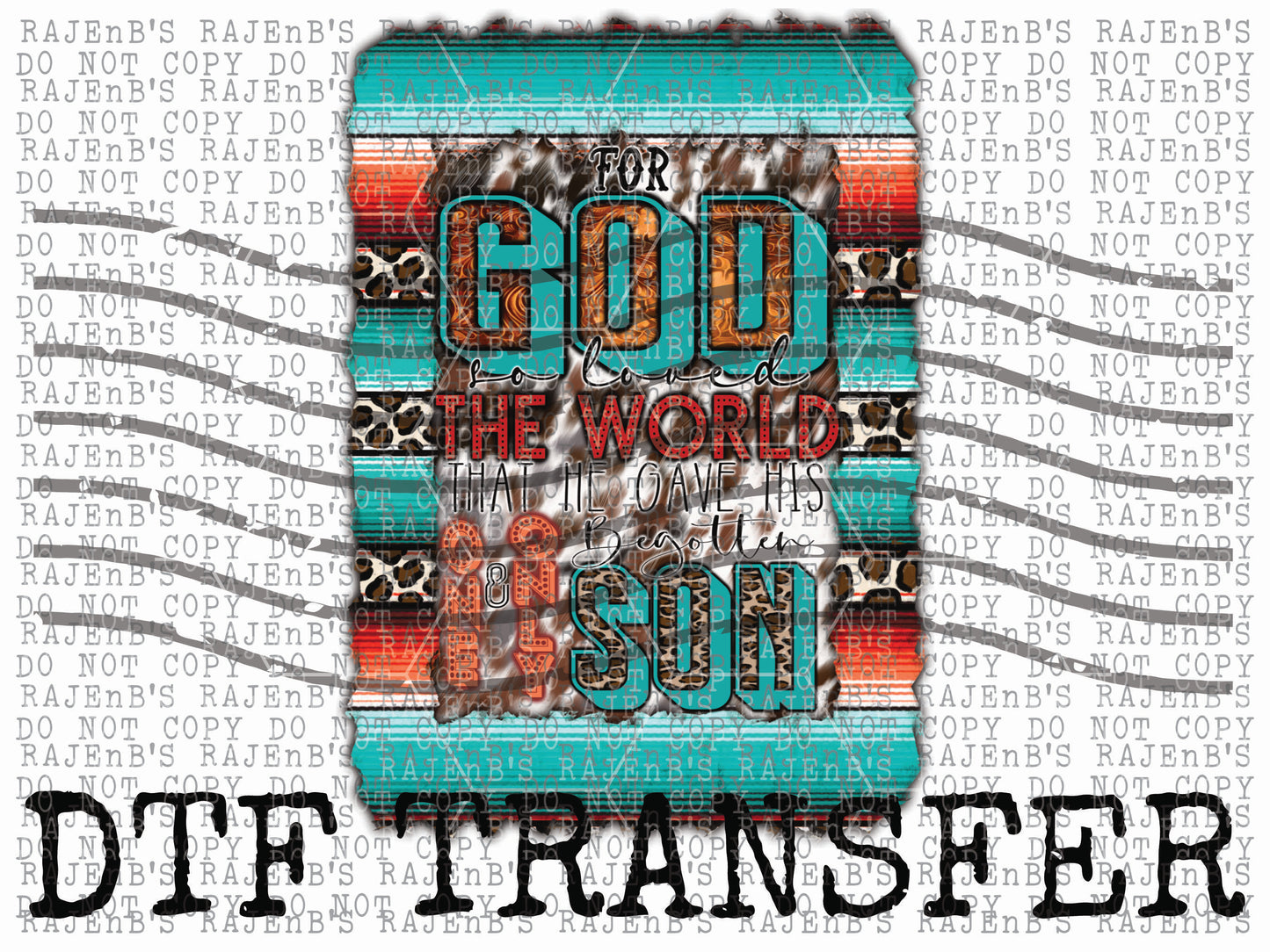 For god So Loved-John 3:16 (DTF) CCC227