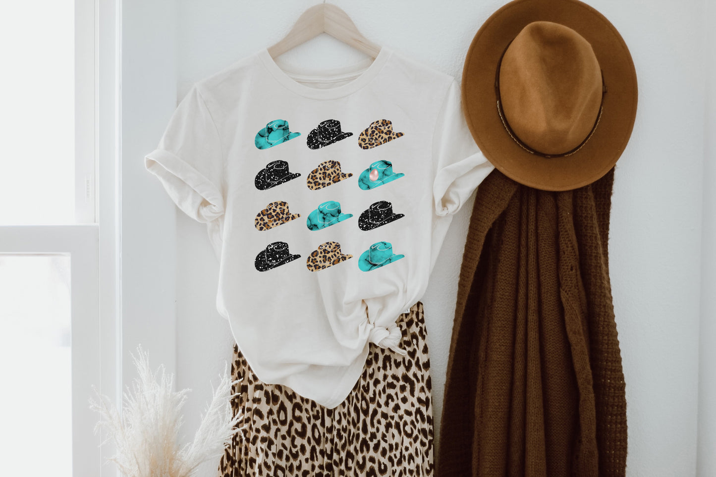 Cowgirl Hat Collage (DTF) #1172