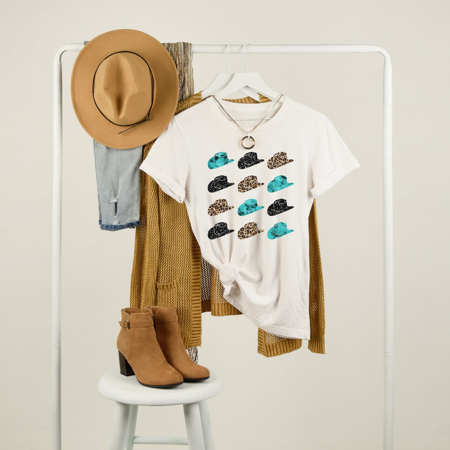 Cowgirl Hat Collage (DTF) #1172