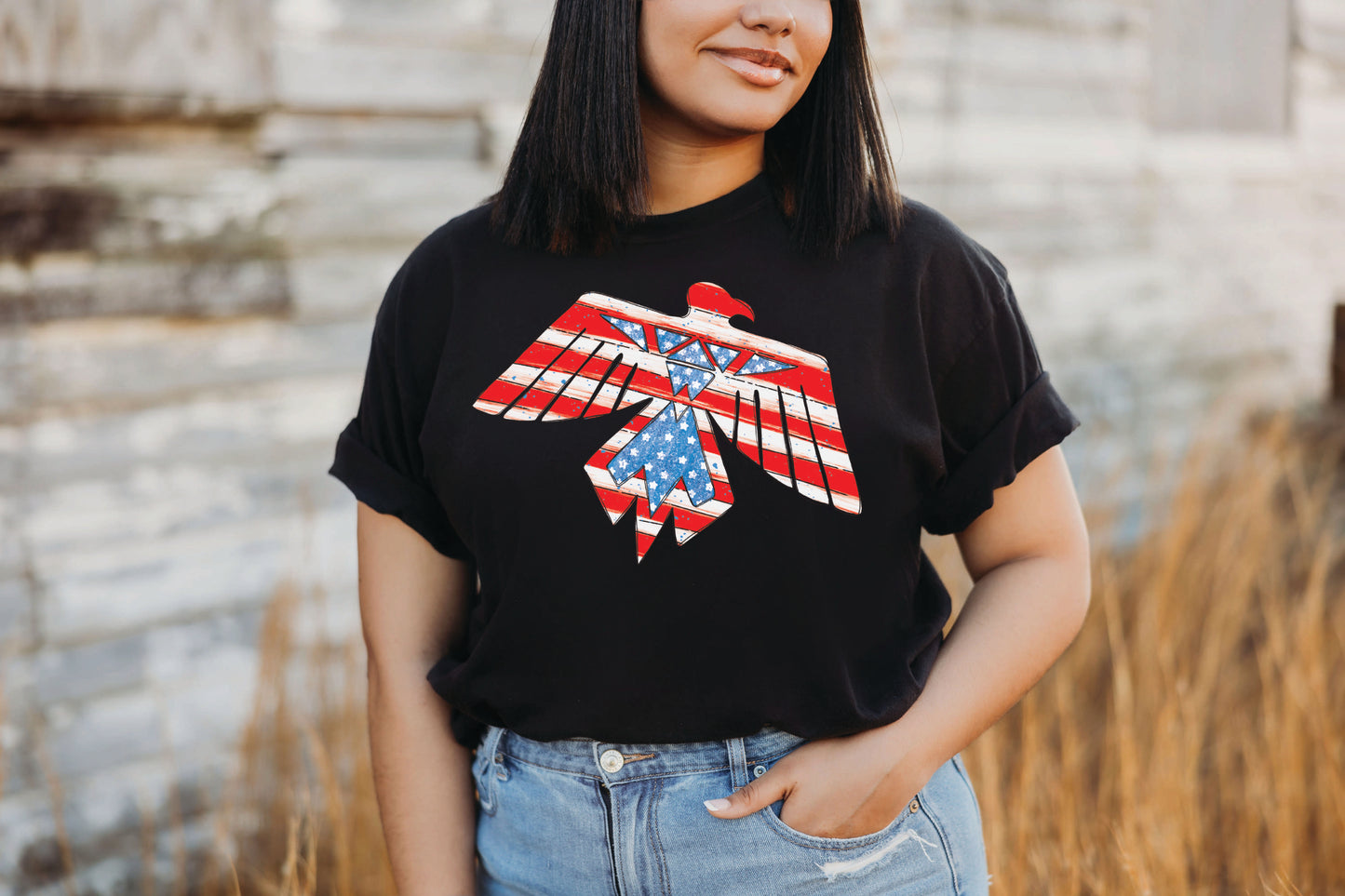 Patriotic Free Bird (DTF) 703