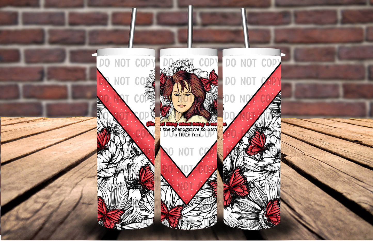 The Best Thing about Being a Woman-Shania 20 oz Tumbler TE0012