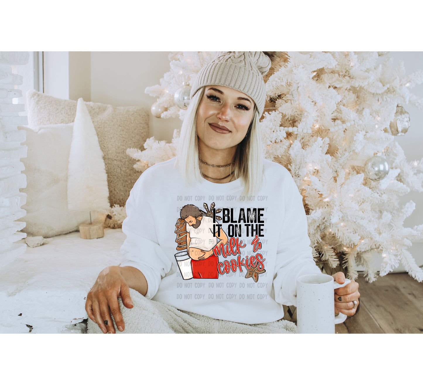 BLAME IT ON THE MILK AND COOKIES (DTF) TE0317