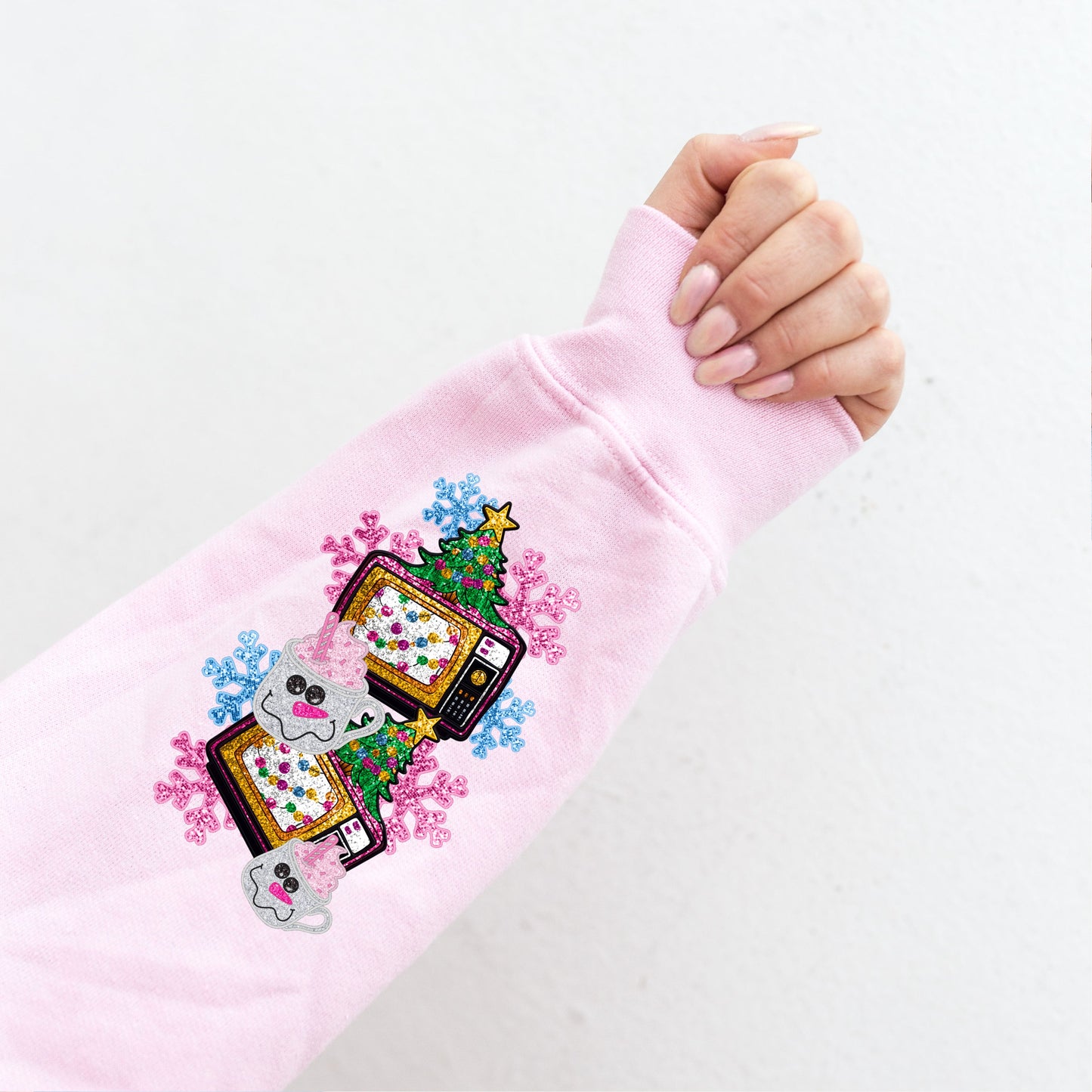 CHRISTMAS MOVIE-FAUX SEQUIN EFFECT (DTF) TE0324