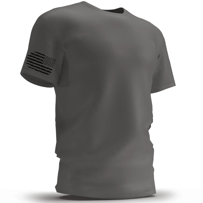 FOUR PACK-Sleeve Jagged Reverse Flag (BLACK INK) S-953