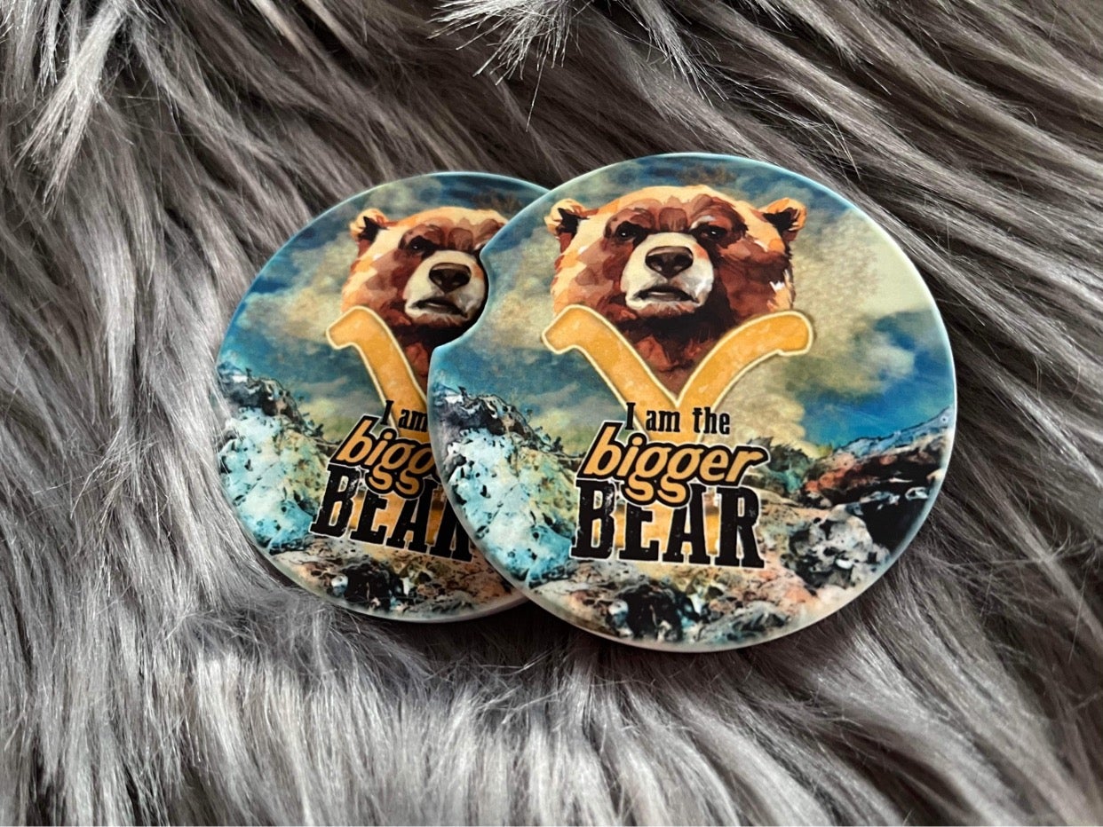 Sandstone Sublimation Car Coaster