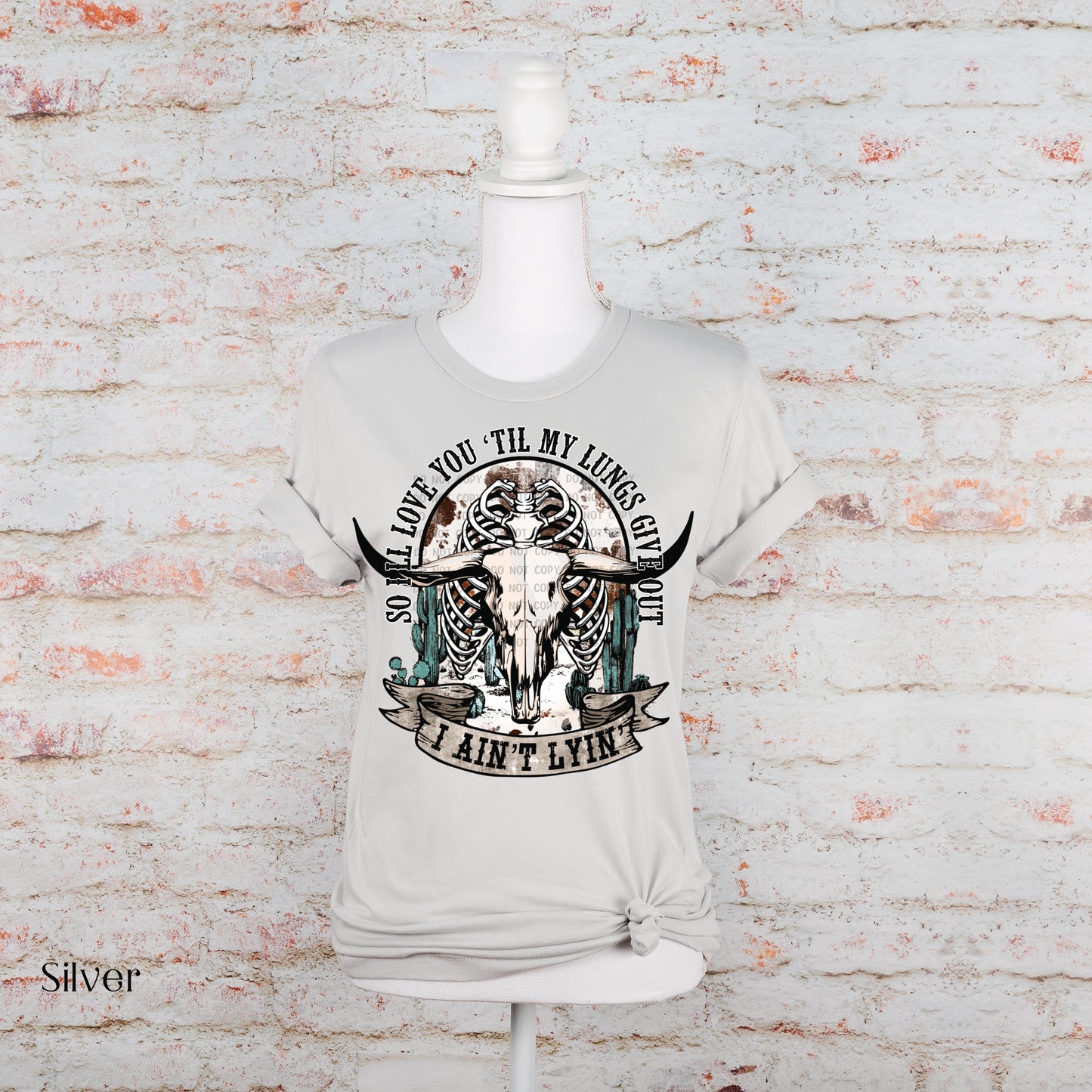 I’ll Love you til My Lungs Gove Out (DTF) AG876 SET