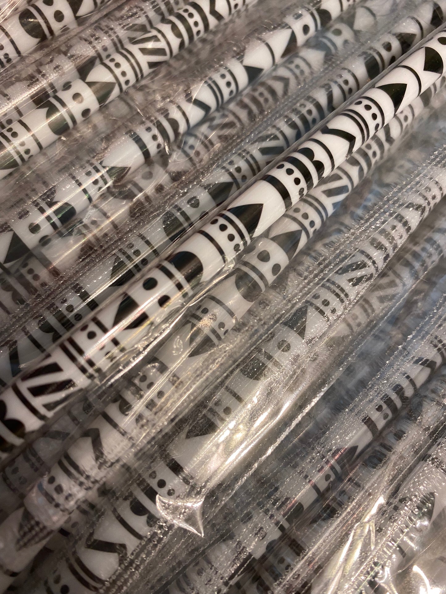 Reusable Pattern Straws