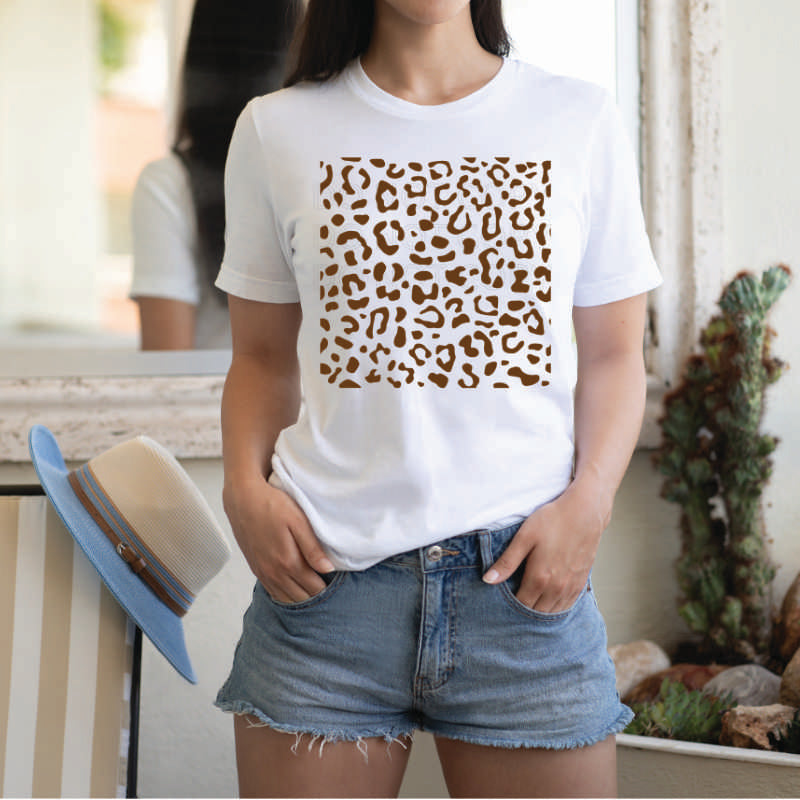 Brown Leopard Print Sheet