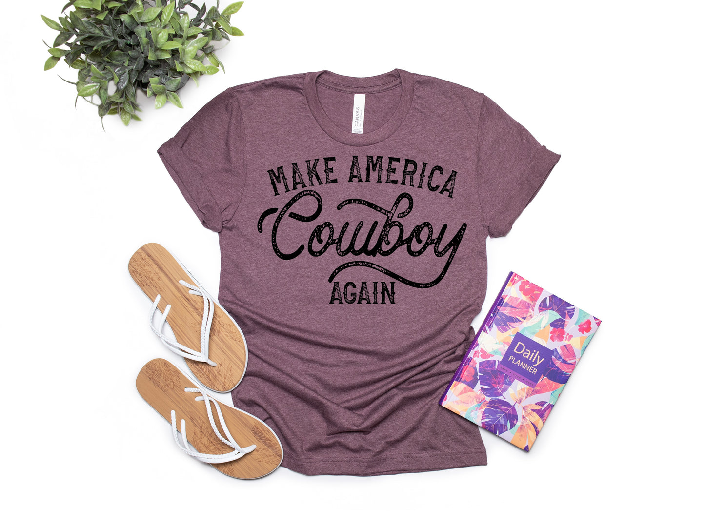 Make America Cowboy Again-BLACK INK (HIGH HEAT 375/7) 1005