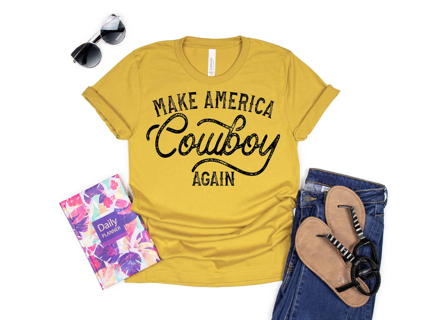 Make America Cowboy Again-BLACK INK (HIGH HEAT 375/7) 1005