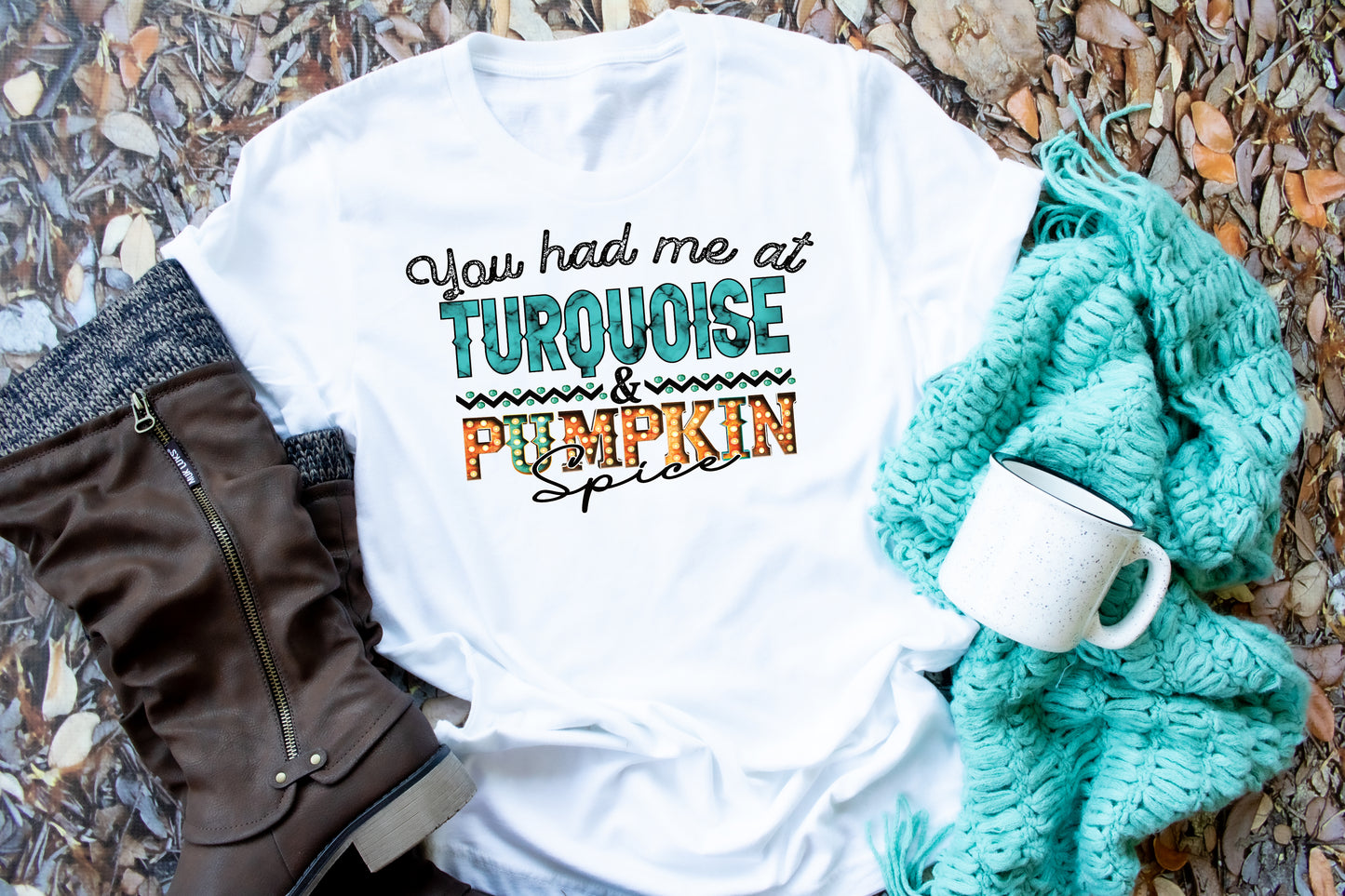 You had me at Turquoise and Pumpkins (HIGH HEAT) #10-102