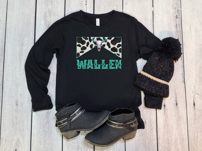 Mint Cowhide-Bull Skull- (HIGH HEAT) #M815