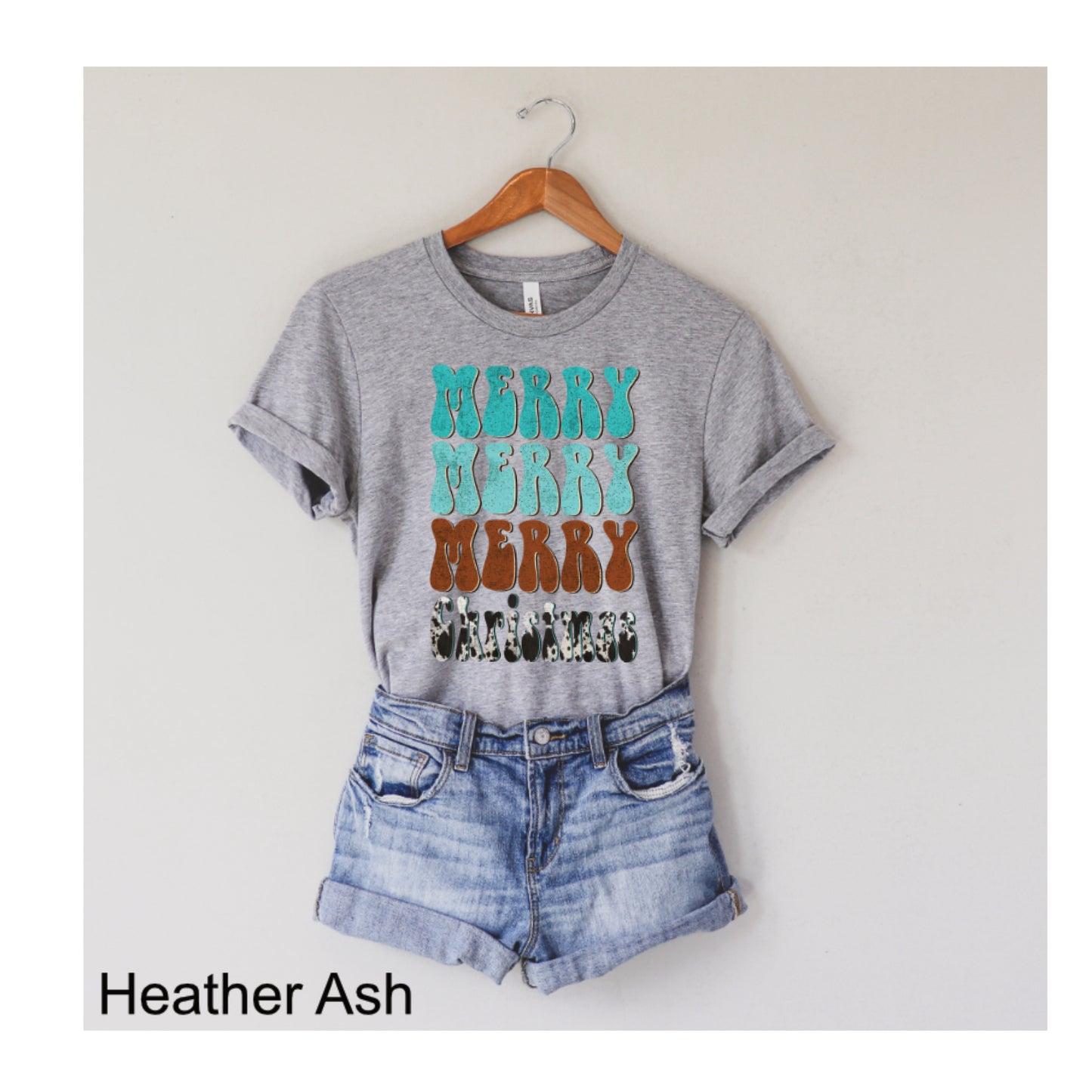 Western Retro Merry Christmas (DTF) 12-220