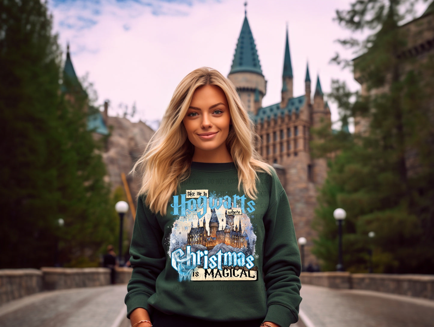 Take me to Hogwarts where Christmas is Magical (DTF) 12-449