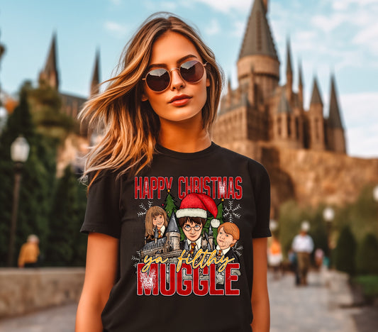 Happy Christmas Ya Filthy Muggle (DTF) 12-451