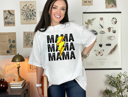 Softball Stacked Mama (DTF) 3073