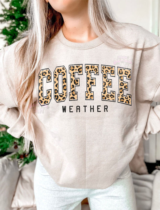 COFFEE WEATHER LEOPARD (DTF) 371AZ