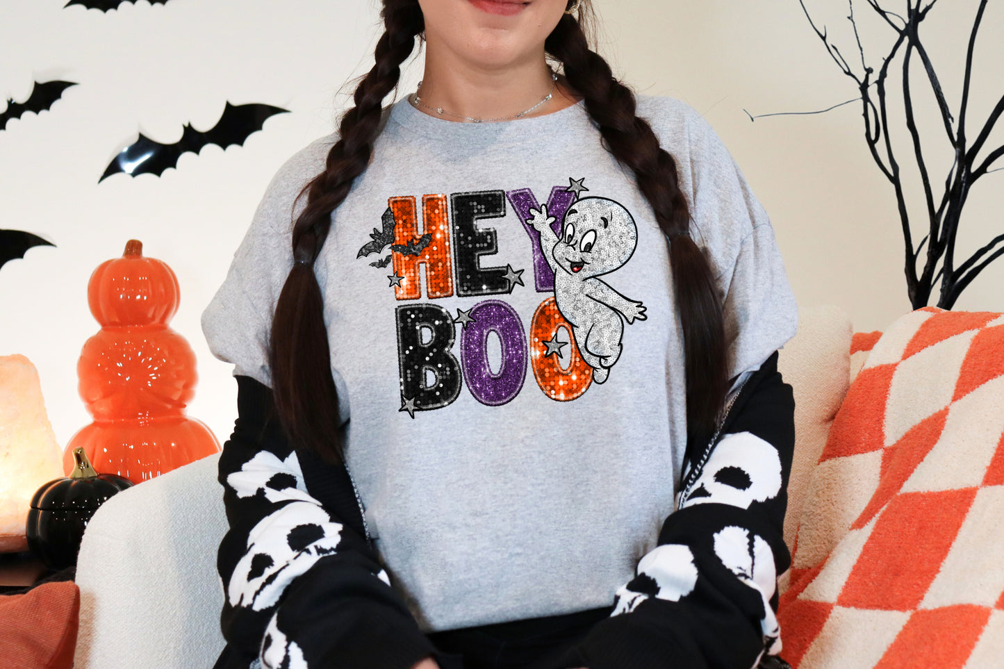 HEY BOO-GHOST (DTF) TE0152