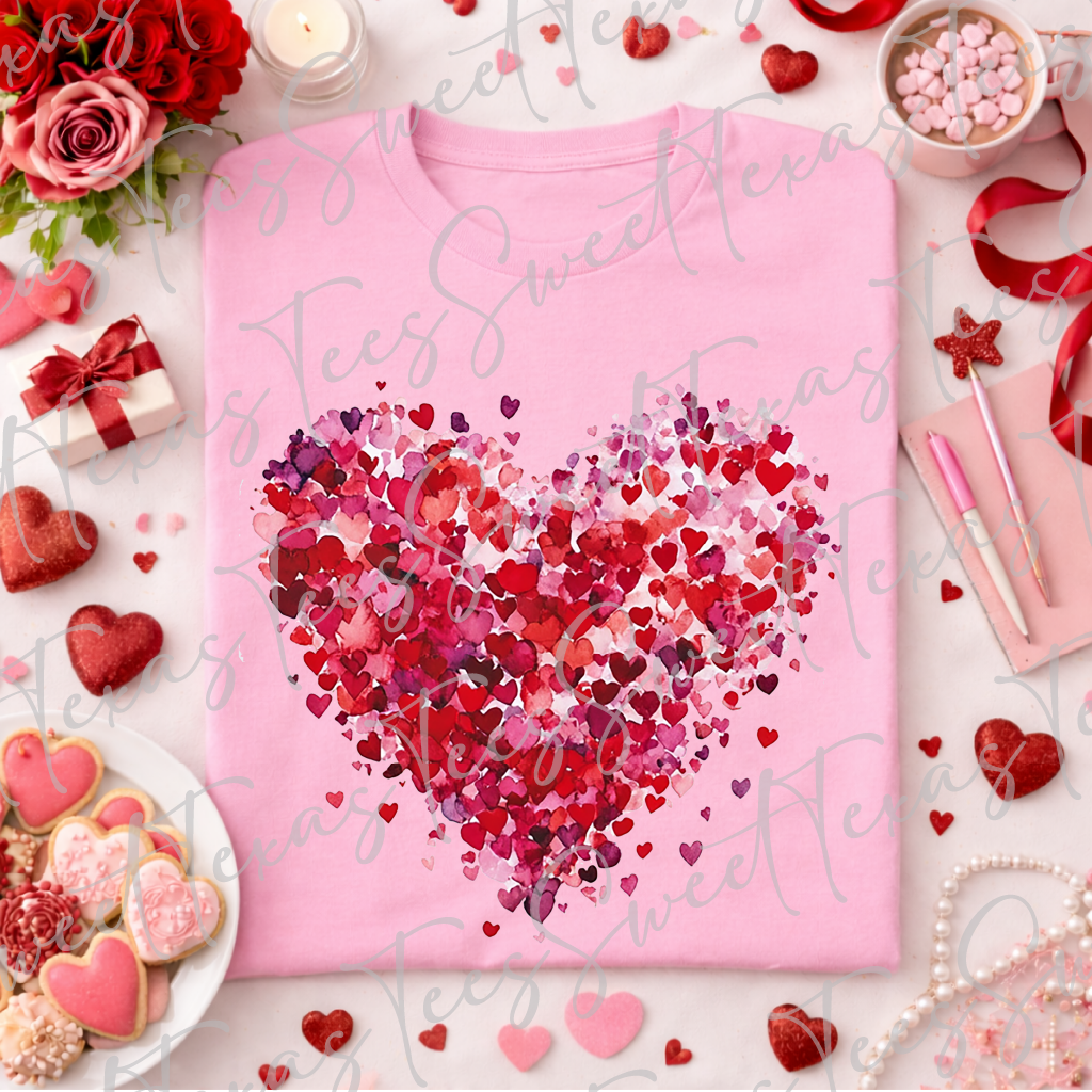 Valentine's Day Pre-Made DTF GANG SHEET