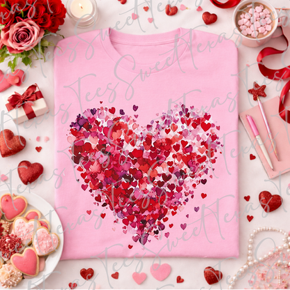 Valentine's Day Pre-Made DTF GANG SHEET