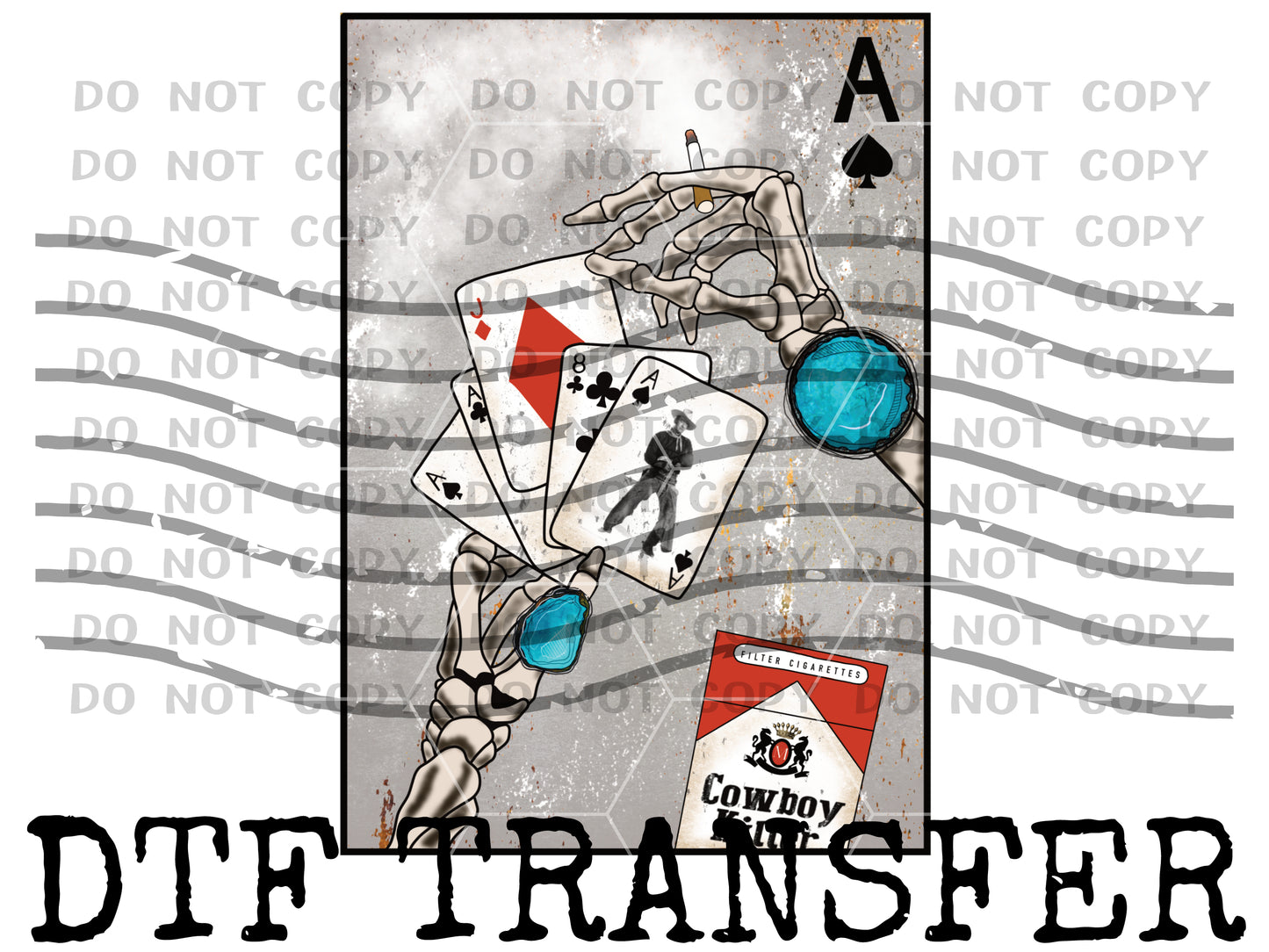 Western Ace Cards (DTF) 1025