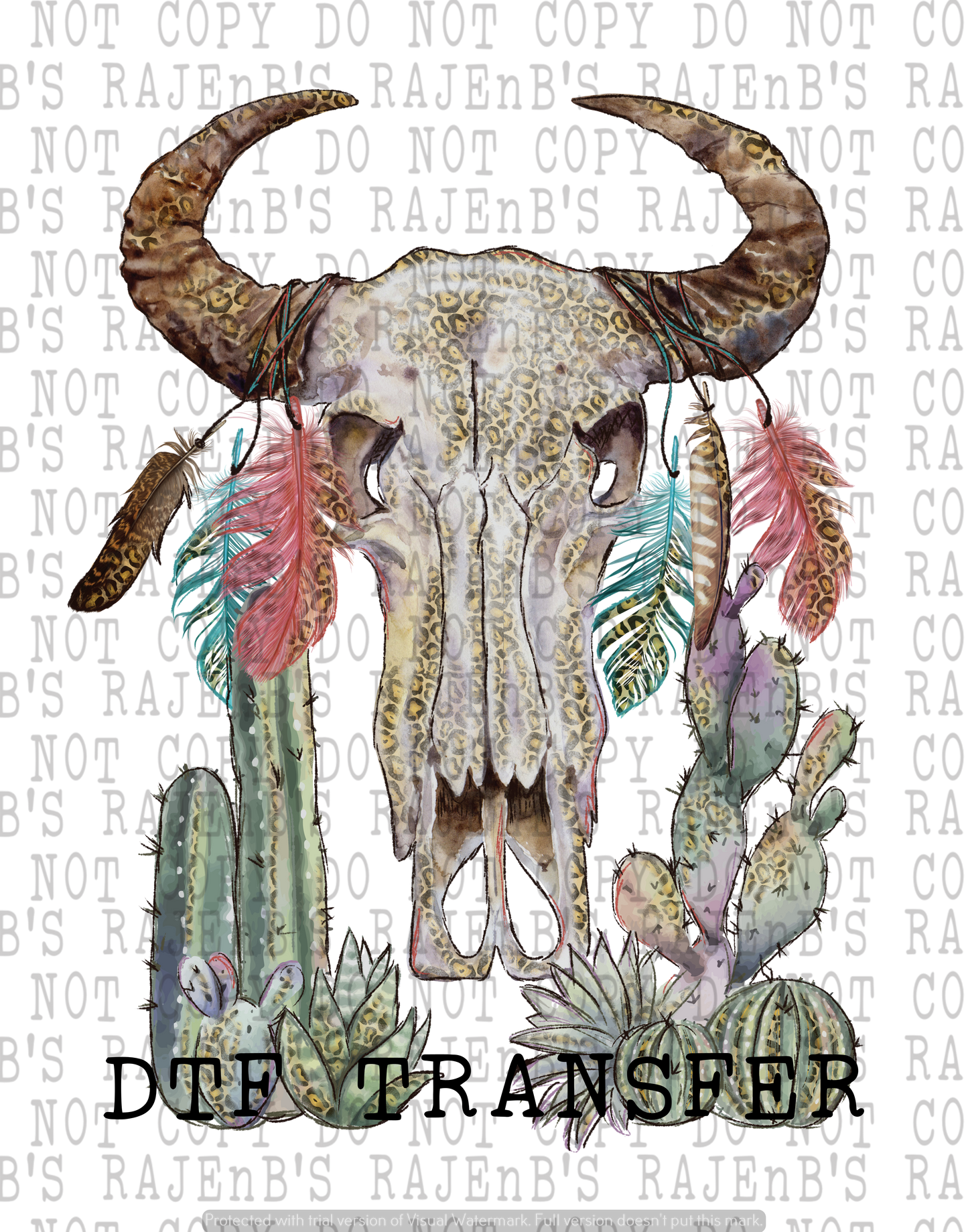 Buffalo Skull (DTF) 1190