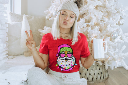 SANTA WITH SUNNIES (DTF) 12-622