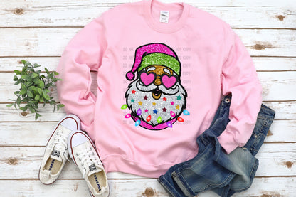 SANTA WITH SUNNIES (DTF) 12-622