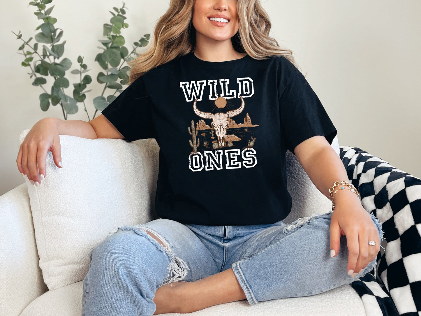 WILD ONES-WHITE (DTF TRANSFER) 1368