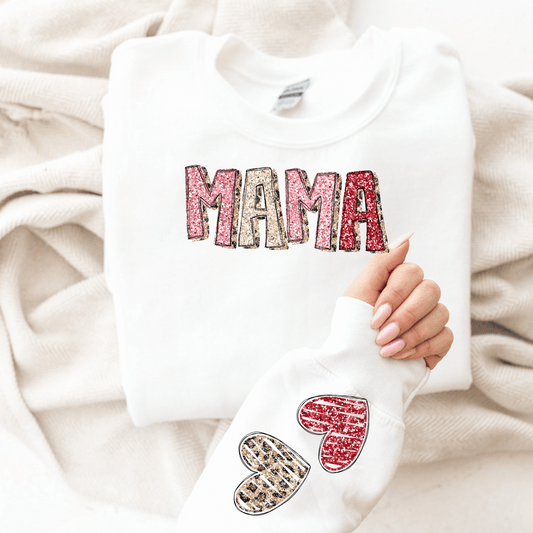 MAMA (OR OTHER NAME)-HEART SLEEVE (DTF) 2024MAMA