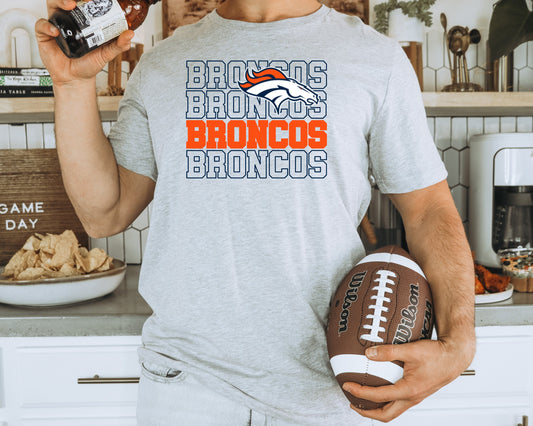 BRONCOS STACKED (DTF) 2079