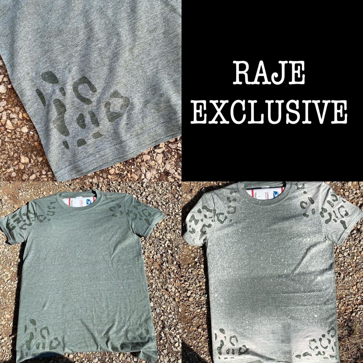 RAJE EXCLUSIVE-Leopard Print-FOR HEATHER COLORED SHIRTS NOT RESTOCKING