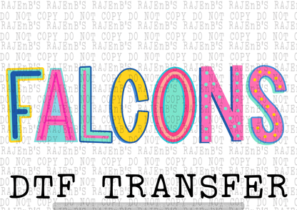 Falcons Mascot (DTF) 3021