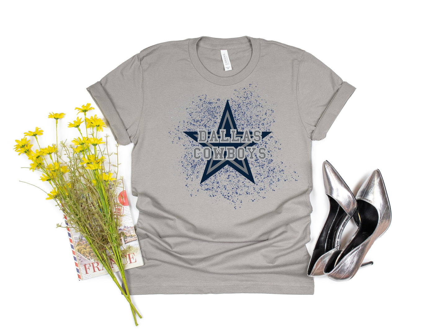 DALLAS COWBOYS STAR SPLATTER DTF TRANSFER 3350