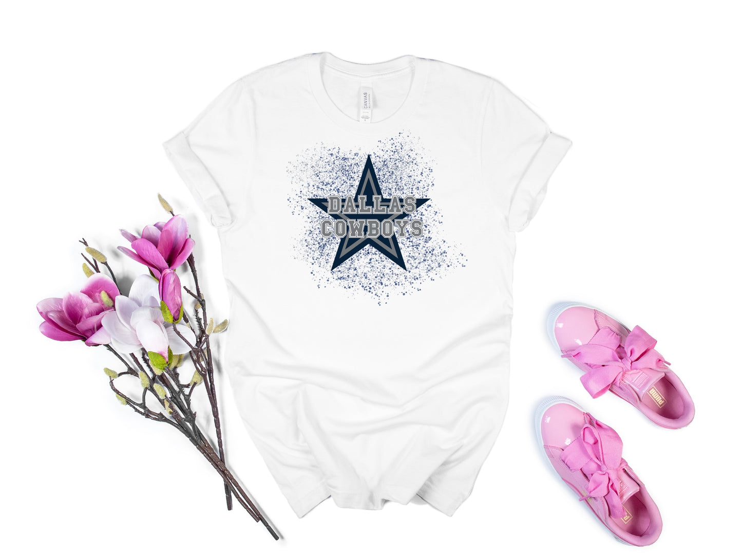 DALLAS COWBOYS STAR SPLATTER DTF TRANSFER 3350