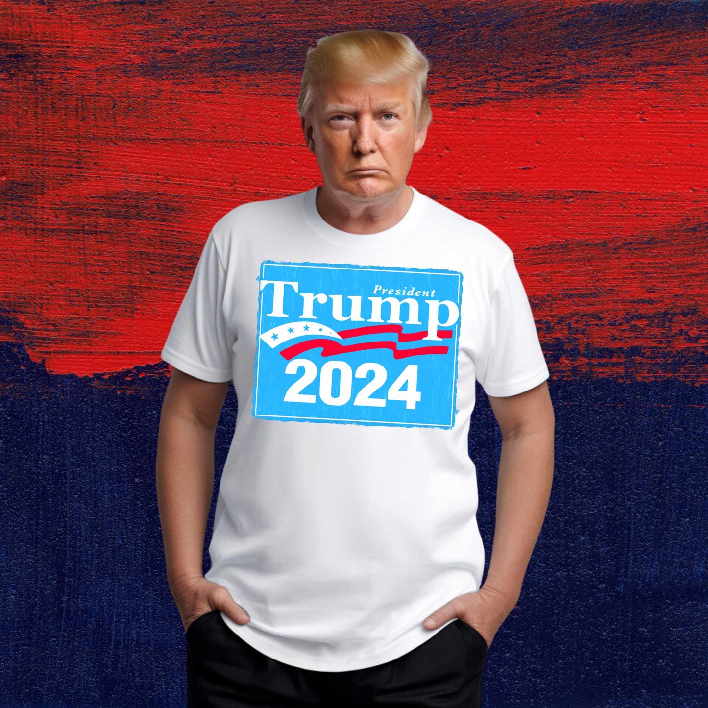 TRUMP 2024 LIGHT BLUE (DTF) 4211KPI