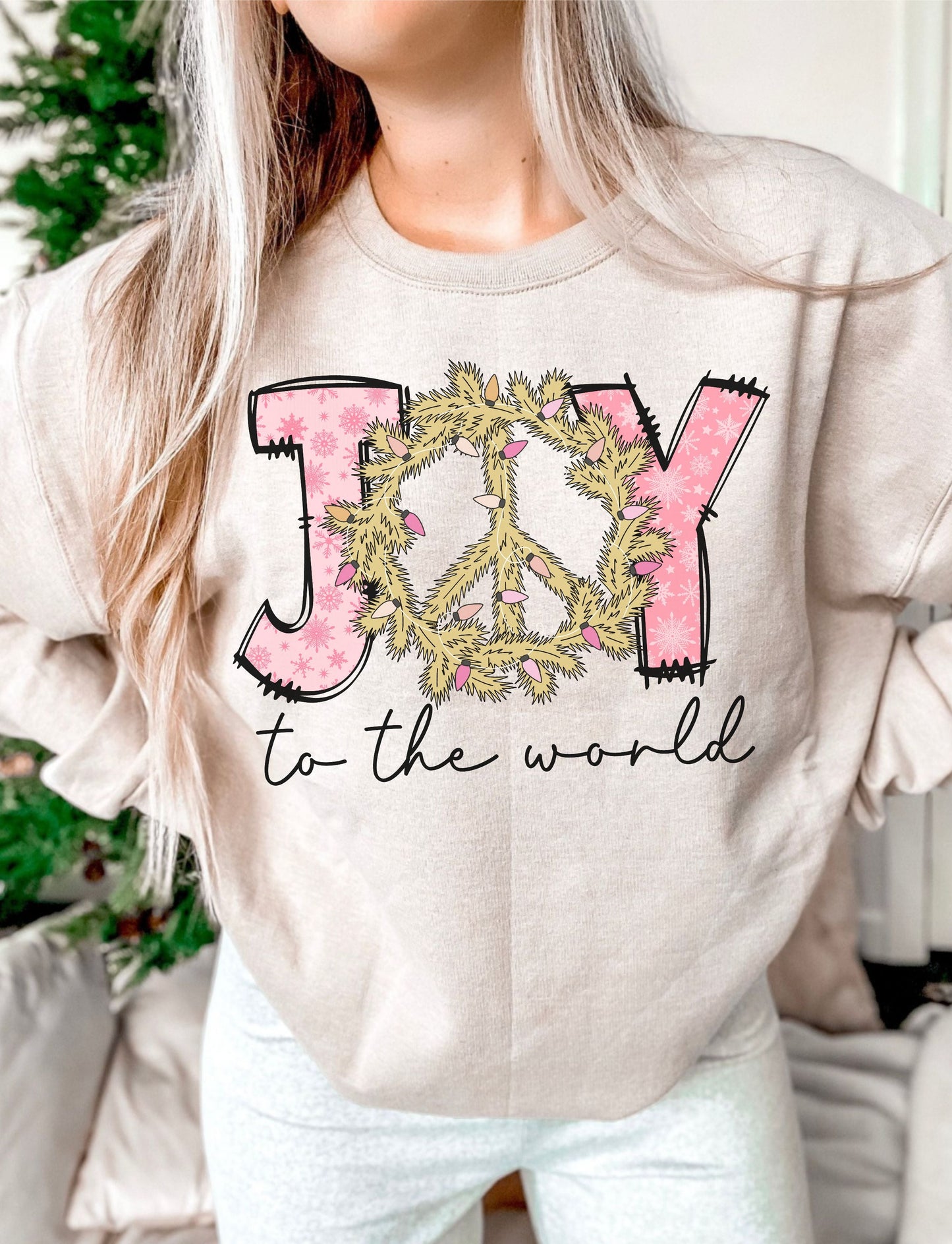 JOY TO THE WORLD-PINK (DTF) 445AZ