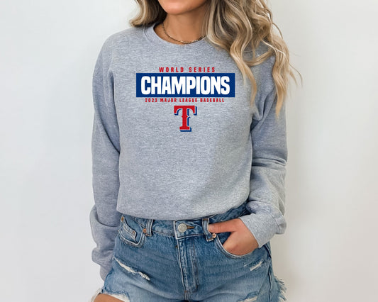 WORLD SERIES CHAMPS Rangers (DTF) 4549KPI