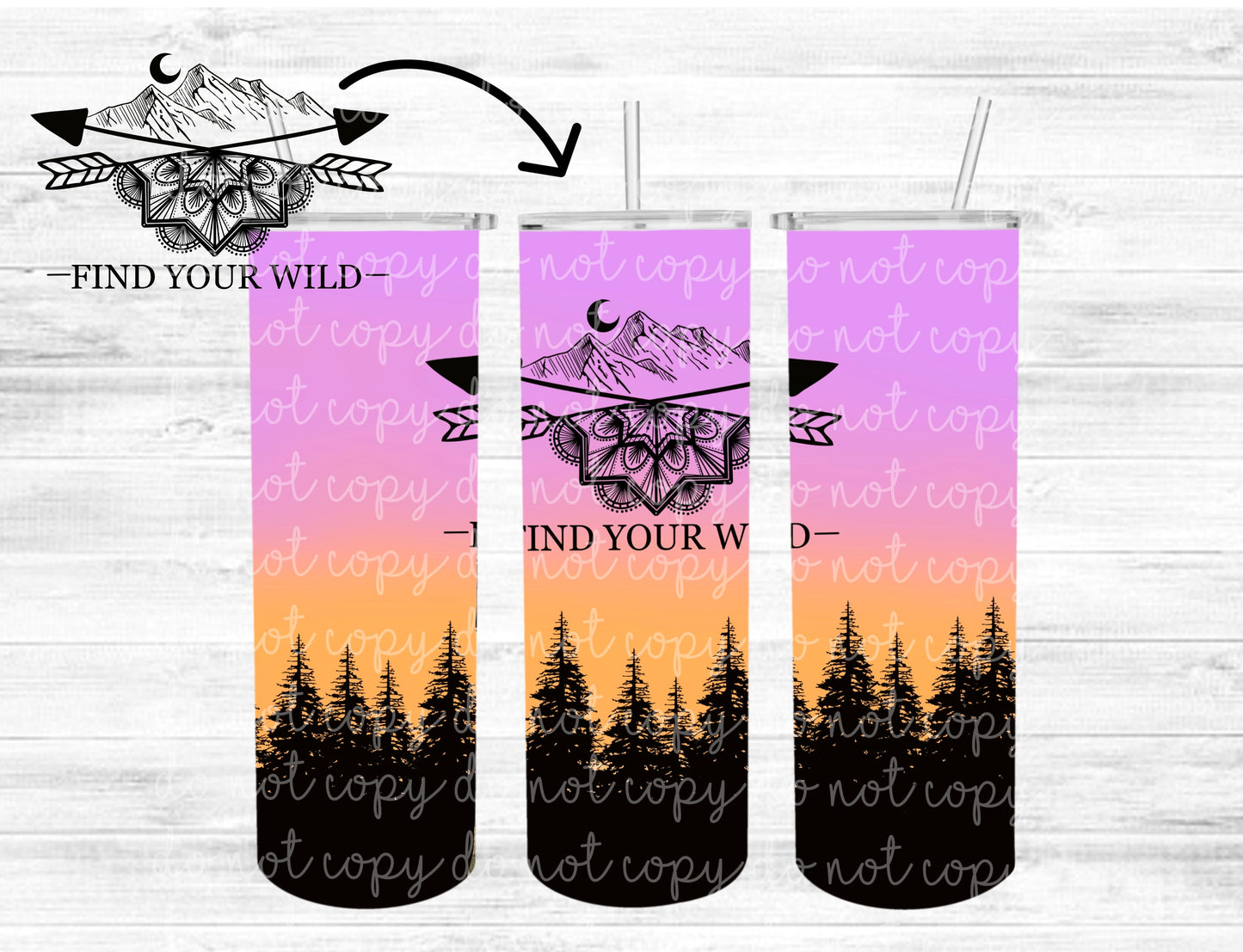 Find Your Wild Tumbler #5027T