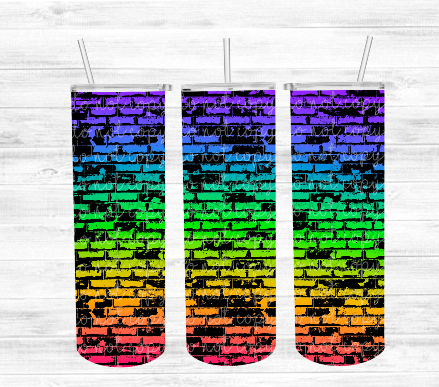 Rainbow Bricks Tumbler #5121T