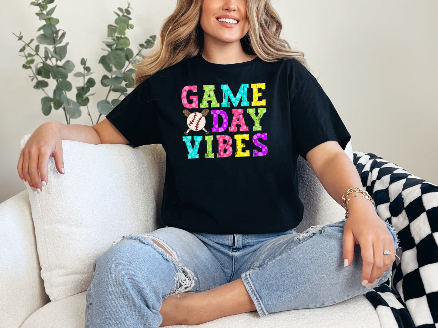 GAME DAY VIBES-BASEBALL (DTF TRANSFER) 52SS