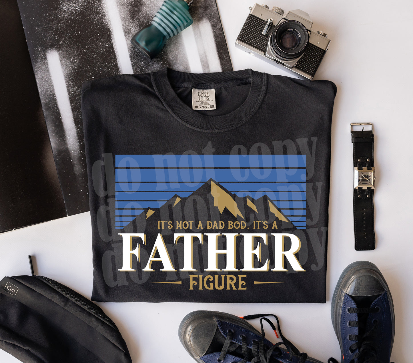 Father Figure White Lettering (DTF) 602