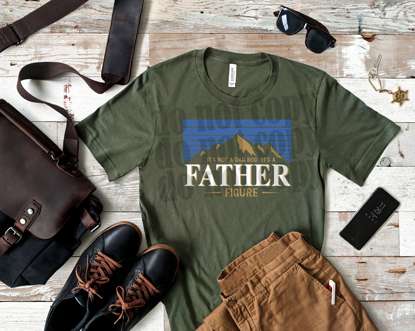 Father Figure White Lettering (DTF) 602