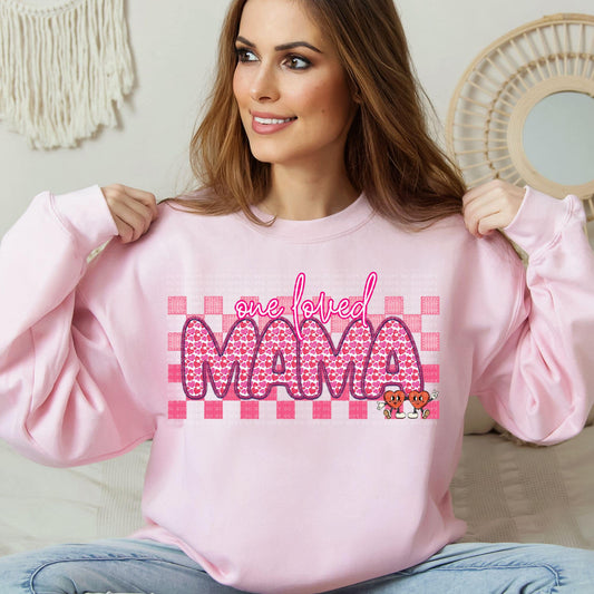 ONE LOVED MAMA PINK (DTF) 603ED