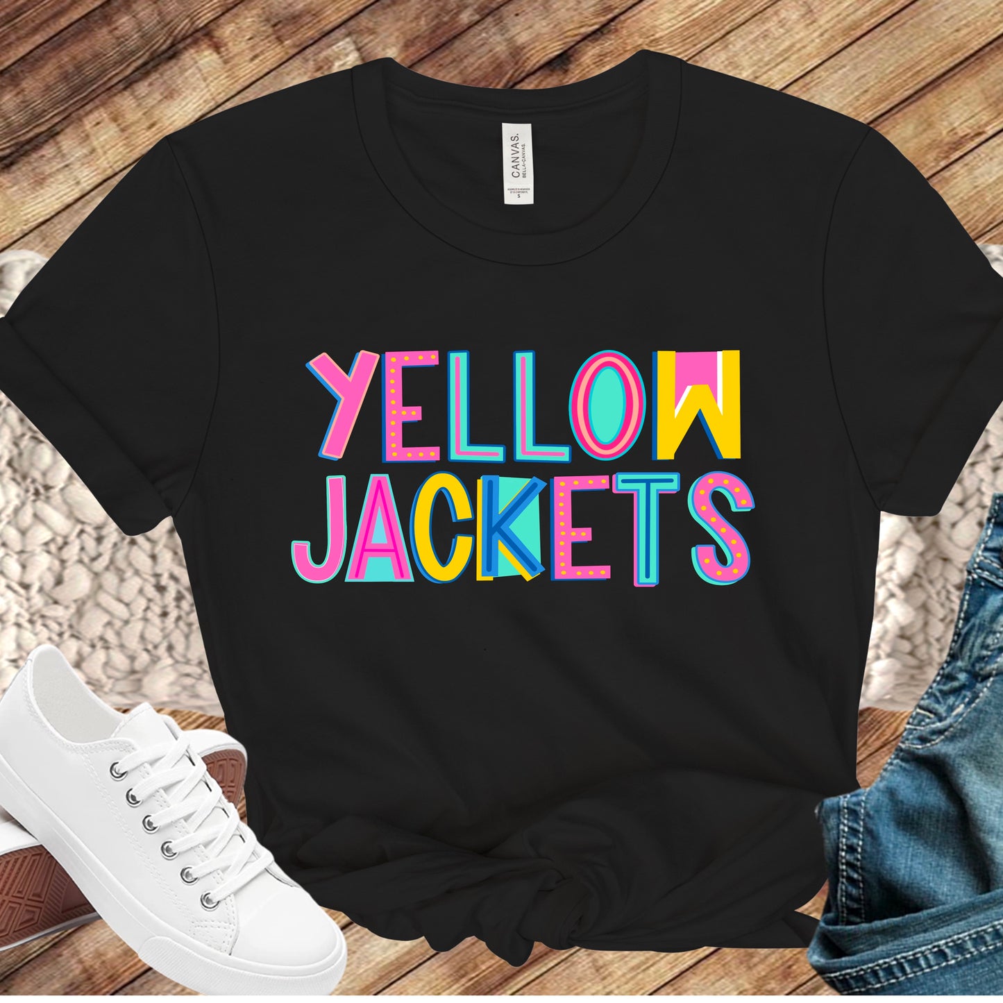 Yellowjackets Mascot (DTF) 3044