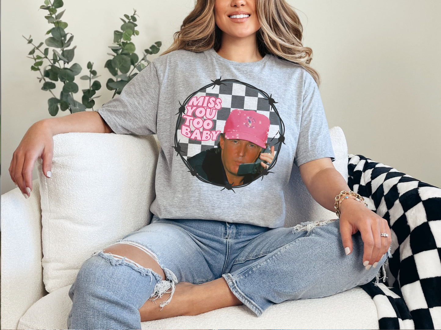 MISS YOU TOO BABY-TRUMP (GRAPHIC TEE) 995