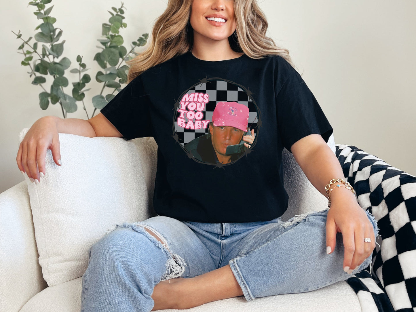 MISS YOU TOO BABY-TRUMP (GRAPHIC TEE) 995